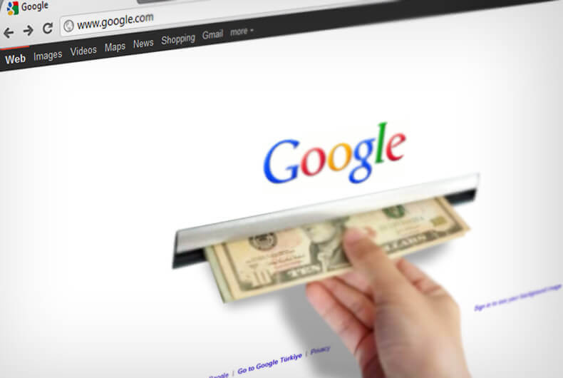 google hata bulana para veriyor
