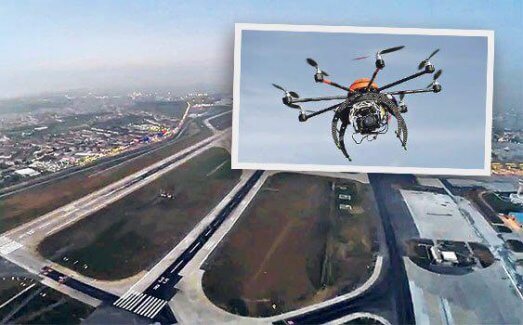 Atatürk Havalimanında Drone Tehlikesi