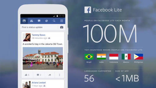 Facebook Lite 100 Milyon Kullanıcı Sayısına Ulaştı