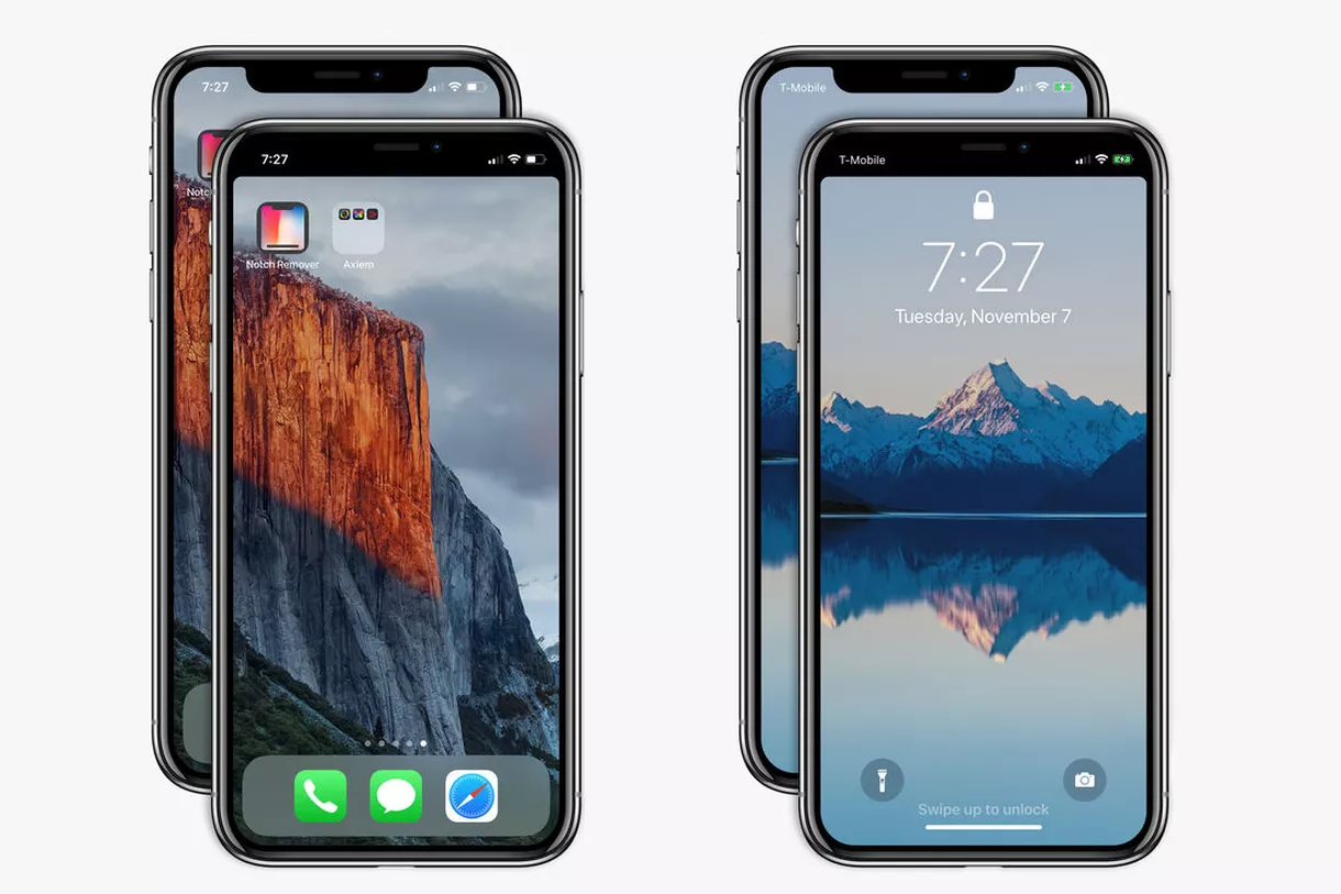 iPhone X Çentik Kaldırıcı Uygulama App Store’da Yayınlandı