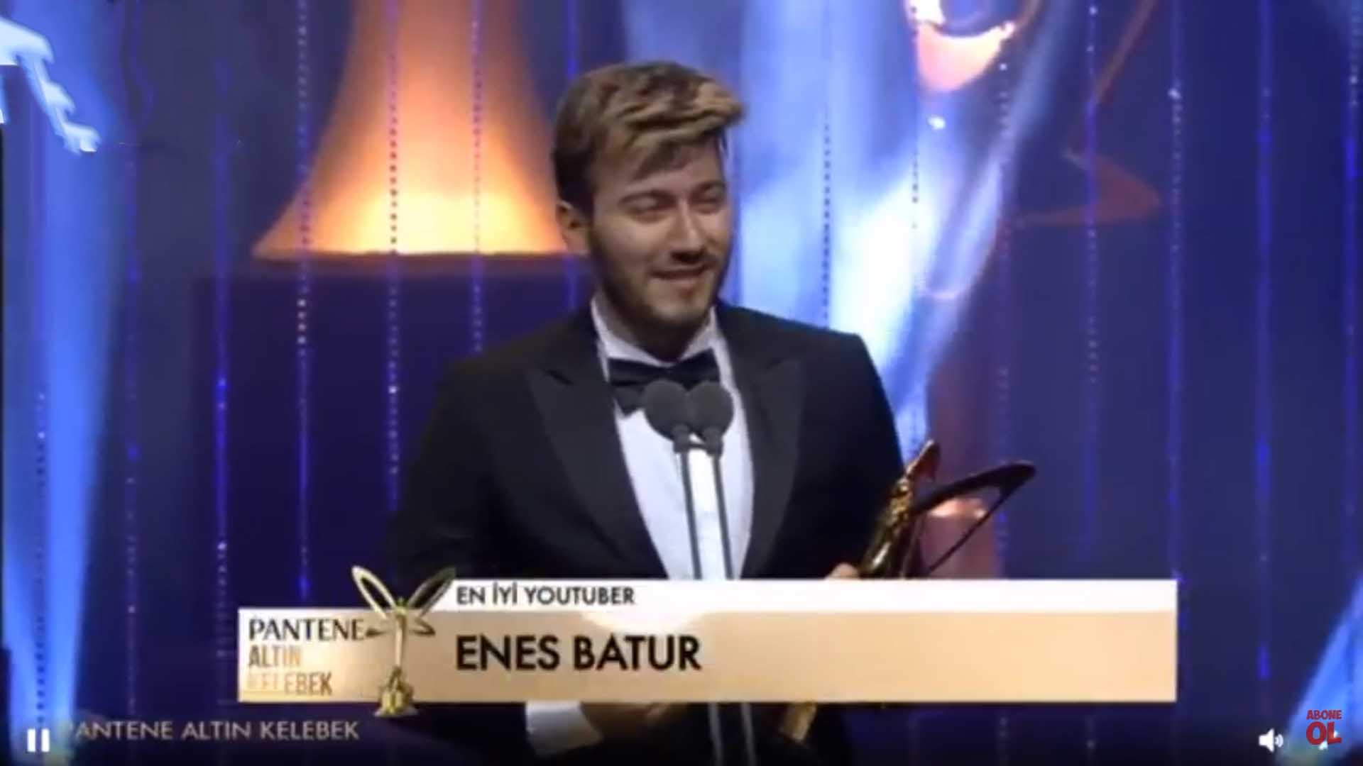 Pantene Altın Kelebek En iyi YouTuber : Enes Batur