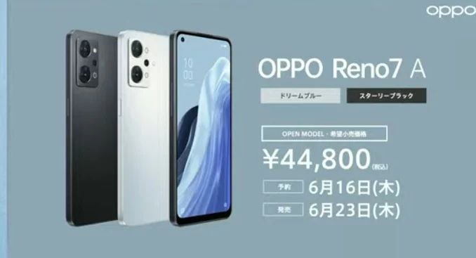 Oppo Reno A7 Japonya Fiyat